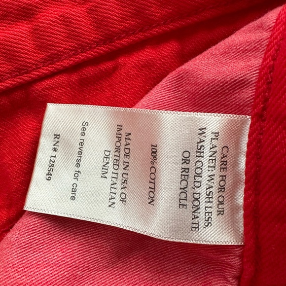 AVIATOR NATION RED BOLT SHORTS SIZE 28 denim jeans - Picture 11 of 11